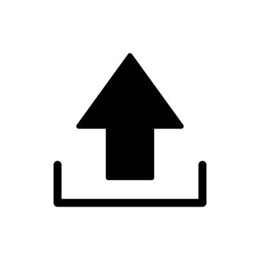 Simge vektörünü yükle. veri simgesi yükle