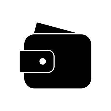 Cüzdan simgesi vektörü. cüzdan vektör simgesi