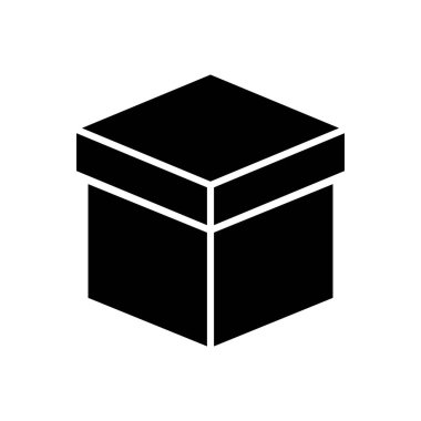 Kutu simgesi vektörü. kutu vektör simgesi, paket, paket