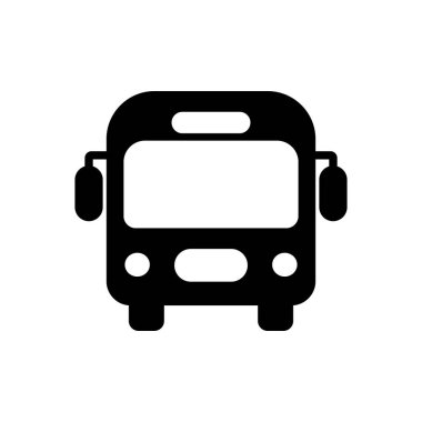 Otobüs simgesi vektörü. bus vektör simgesi