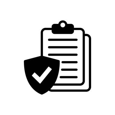 Sigorta ikonu vektörü. sigorta sembolü vektörü