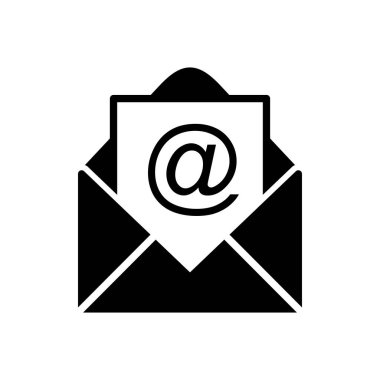 Posta simgesi vektörü. e- posta simgesi vektörü. E- posta simgesi. Zarf illüstrasyonu