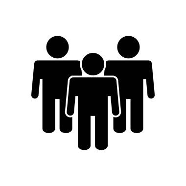 İnsanlar ikon vektörü. Kişi simgesi vektörü. Kullanıcı Simgesi vektörü