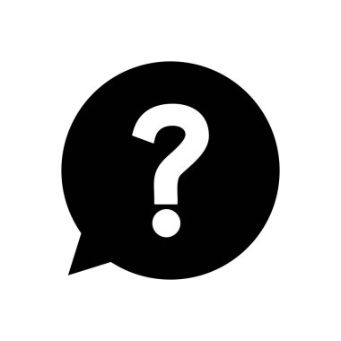 Soru simgesi vektörü. soru işareti vektörü.