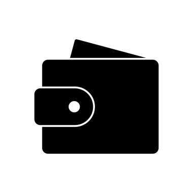 Cüzdan simgesi vektörü. cüzdan vektör simgesi