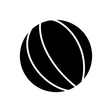 Basketbol ikonu vektörü. Basketbol ikonu. Basketbol logo vektör simgesi