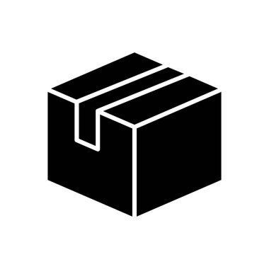 Kutu simgesi vektörü. kutu vektör simgesi, paket, paket