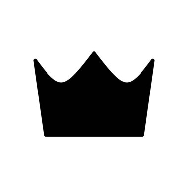 Crown ikon vektörü. taç vektör simgesi