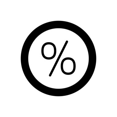 İndirimli simge vektörü. İndirim etiketi simgesi. 