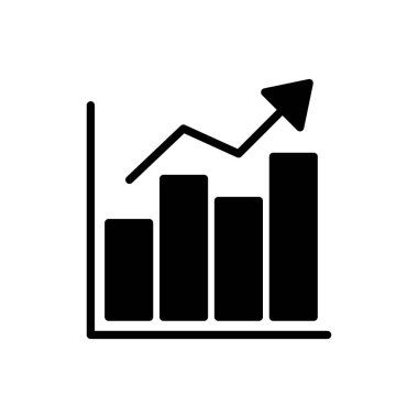 Büyüyen grafik simgesi. Grafik simgesi. diyagram simgesi