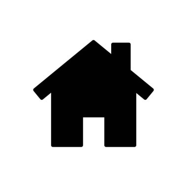 Ev ikonu vektörü. Ev simgesi vektörü