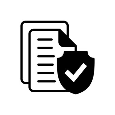 Sigorta ikonu vektörü. sigorta sembolü vektörü