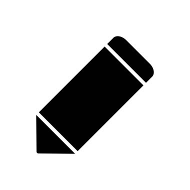 Kalem simgesi vektörü. kalem sembolü. Simge vektörünü düzenle