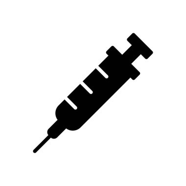 Şırınga ikon vektörü. enjeksiyon simgesi vektörü.
