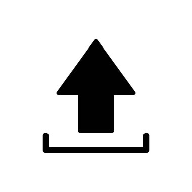 Simge vektörünü yükle. veri simgesi yükle