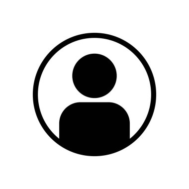 Kullanıcı Simgesi vektörü. İnsan imzası. insanlar simgesi. 