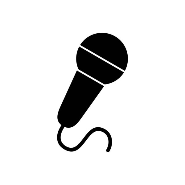 microphone icon vector. karaoke icon vector