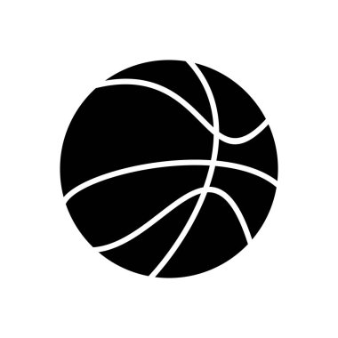 Basketbol ikonu vektörü. Basketbol ikonu. Basketbol logo vektör simgesi