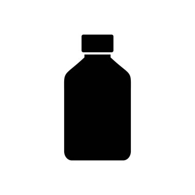 Şişe ikonu vektörü. şişe vektör simgesi