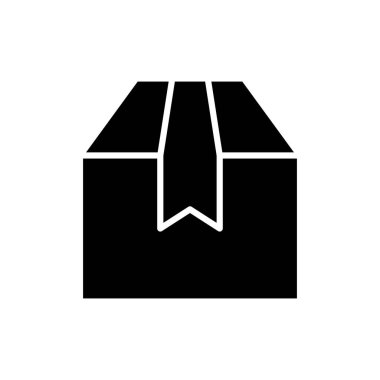 Kutu simgesi vektörü. kutu vektör simgesi, paket, paket