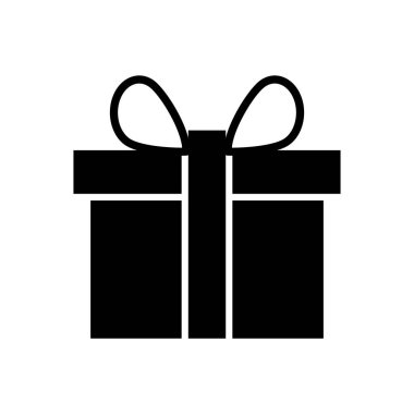 Hediye ikonu vektörü. Hediye vektör simgesi. doğum günü hediyesi