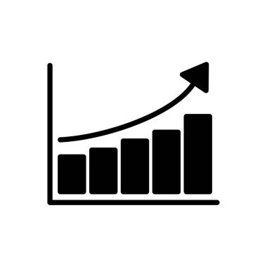Büyüyen grafik simgesi. Grafik simgesi. diyagram simgesi