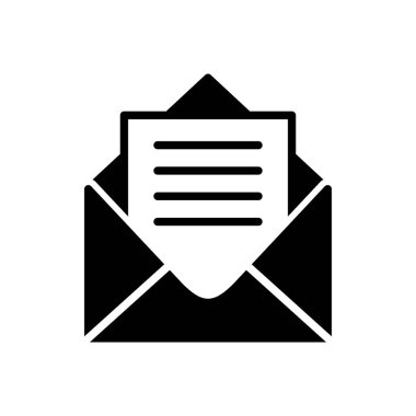 Posta simgesi vektörü. e- posta simgesi vektörü. E- posta simgesi. Zarf illüstrasyonu