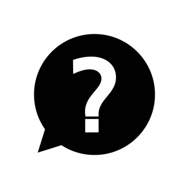 Soru simgesi vektörü. soru işareti vektörü.