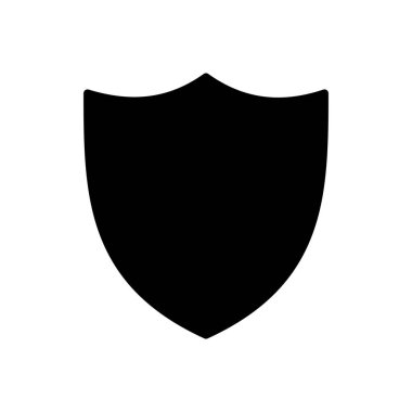 Kalkan simgesi vektörü. Koruma ikonu vektörü. Güvenlik vektör simgesi