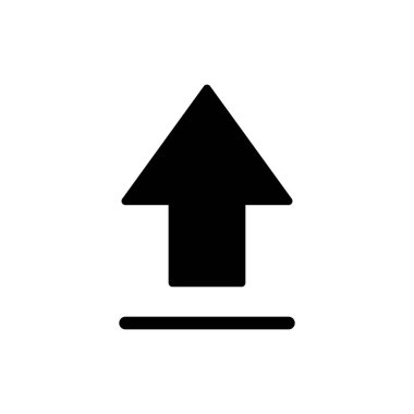 Simge vektörünü yükle. veri simgesi yükle