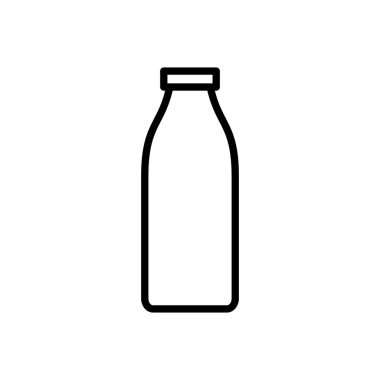 Şişe ikonu vektörü. şişe vektör simgesi