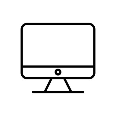 Bilgisayar simgesi vektörü. bilgisayar izleyici simgesi vektörü.