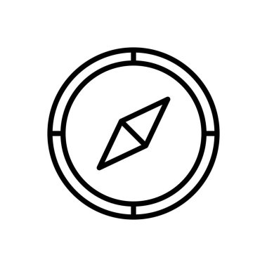 Pusula simgesi vektörü. ok pusula simgesi vektörü