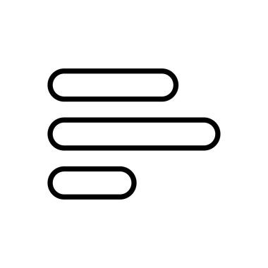 Menü Simgesi vektörü. Web menü simgesi. Hamburger menüsü sembolü