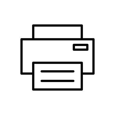 Simge vektörünü yazdır. yazıcı simgesi vektörü. 