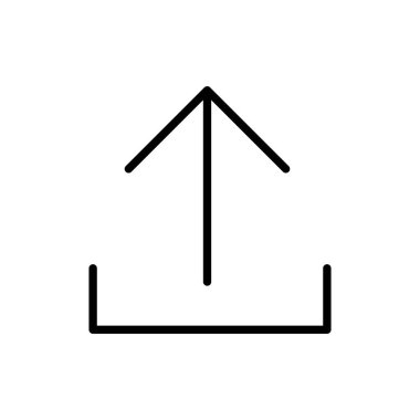 Simge vektörünü yükle. veri simgesi yükle