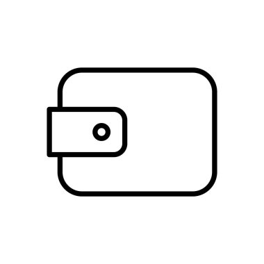 Cüzdan simgesi vektörü. cüzdan vektör simgesi