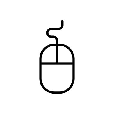 Fare simgesi vektörü. Simge vektörüne tıklayın. işaretleyici simgesi vektörü.