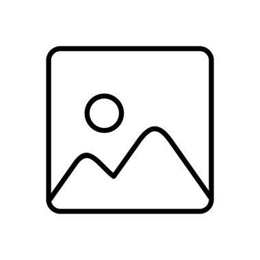 Resim simgesi vektörü. fotoğraf galerisi simgesi