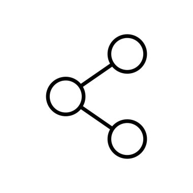 Simge vektörünü paylaş. Paylaşılan vektör simgesi