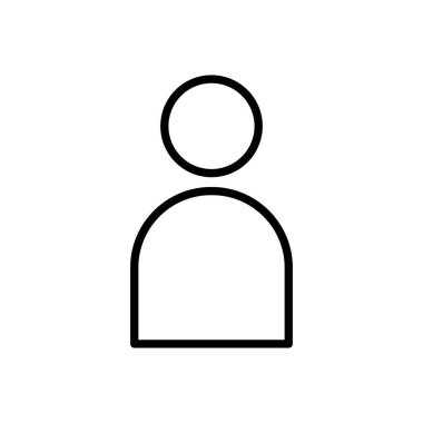 Kullanıcı Simgesi vektörü. İnsan imzası. insanlar simgesi. 