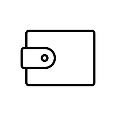 Cüzdan simgesi vektörü. cüzdan vektör simgesi