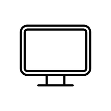 Bilgisayar simgesi vektörü. bilgisayar izleyici simgesi vektörü.