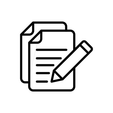 Not simgesi vektörü. not defteri simgesi vektörü