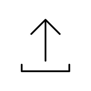 Simge vektörünü yükle. veri simgesi yükle