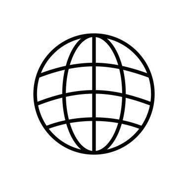 Web simgesi vektörü. Web simgesine git. Web tıklama simgesi