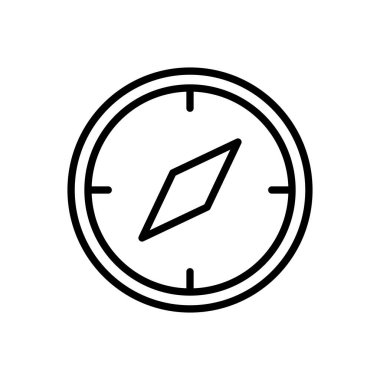 Pusula simgesi vektörü. ok pusula simgesi vektörü