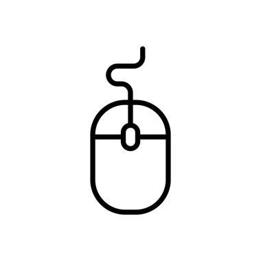 Fare simgesi vektörü. Simge vektörüne tıklayın. işaretleyici simgesi vektörü.