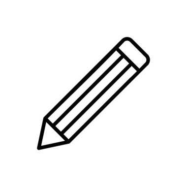 Kalem simgesi vektörü. kalem sembolü. Simge vektörünü düzenle