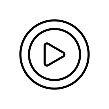 Simge vektörünü çal. Düğme vektör simgesini çal